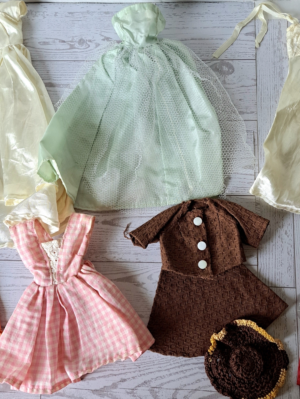 Vintage Barbie Doll Clothes Handmade 1962 Collectible 10 Pieces